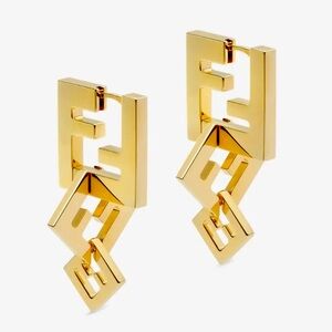 Fendi Gold Earrings